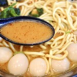 まんぷく家 - 豆板醤入りスープ
