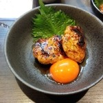 貴鶏屋 大国町本店 - 月見つくね