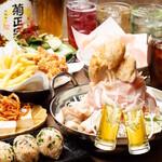 鶴亀八番 - 料理写真:2026歓送迎会 話題の二郎鍋ありで3300円(生有り 飲み放題付き)コース