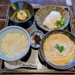 湯葉丼 直吉 - 湯葉丼セット ¥1800