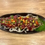 うまいもん酒場 一心 - 馬肉カルパッチョ