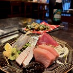 居酒屋こころ - お造りの盛り合わせ