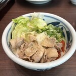 あんぷく - 豚しゃぶとレタスのゴマダレうどん