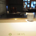 四季の味ほり川 - 鉄板焼きコーナーのカウンター