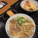 讃岐うどん 天までとどけ - ごぼ天肉うどん