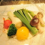 四季の味ほり川 - 【温野菜のサラダ】864円