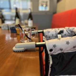 ベビーカー歓迎!授乳室にお湯完備