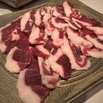 Gibier Ryori Amakara Kumakara - 穴熊すき焼き【穴熊肉】