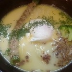 白  鶏白湯そば、大盛