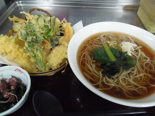 手打ち蕎麦しなの屋吉べぇ - 野菜天そば