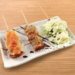 立呑み 焼きとん 大黒 - 豚バラ3種盛り合わせ