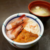 味処 きくよ食堂 - 三種お好み丼 ミニ  ¥3,380