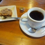 Bonanza - ブレンドコーヒー＆ラムレーズンケーキ