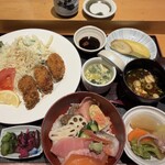 寿し定 - カキフライセット