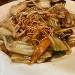 はらへー太 - パリパリ揚げ麺に旨い餡掛け