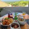 Warung Dini - 料理写真:アグーン山を見ながら