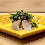 はらまさ - キャビアと平貝のからし酢味噌