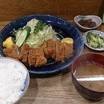 かつよし - チキンカツ定食　1100円