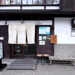 手打ちそば 花もも - 外観（入口）