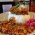 明凛堂 - 料理写真:四川麻婆豆腐合掛けキーマ 1250円(通常1550円)、ライス大盛り(350g) 150円