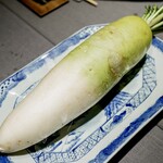 茶禅華 - 川田シェフの実家で採れた大根