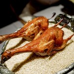 茶禅華 - 鶉の焼き物