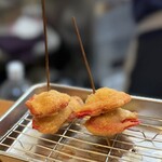 たけちゃん - 串揚げ紅生姜　140円×２
