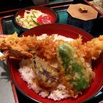 関所茶屋 - 天丼スペシャルセット