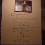 リストランテ ラ チャウ - 壁には落書き