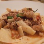 リストランテ ラ チャウ - 燻製した鴨のラグー