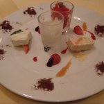 リストランテ ラ チャウ - 自家製ジェラートの盛り合わせ