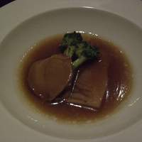 中国料亭 翠鳳 上野本店 - あわびのカキソース煮　季節の野菜添え