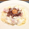 MOM&POP'S SPAGHETTI - こだわり卵のオニオンカルボナーラ