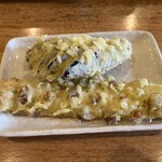 讃岐うどん いそや - ちくわ天、なす天