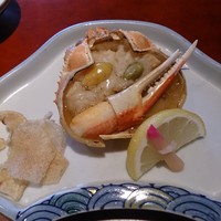 日本料理 みゆき - ズワイ蟹の甲羅焼き