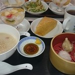 喜京屋 - 飲茶セット中華粥バージョン