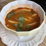 マンゴツリーカフェ - ミニトムヤムクン　結構辛くて◎
