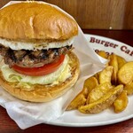 BurgerCafe honohono - ポテト付いてます