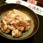 丸清寿司 - 白子の炙り