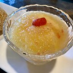 中国料理 堀内 - フルーティな杏仁豆腐