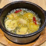 Mallorca - 海老とマッシュルームのアヒージョ