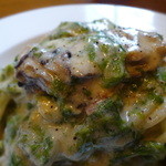 フォセッタ - 牡蠣・青のりのクリームソース・スパゲティ