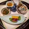 北新地 湯木 - 鯛の肝の煮付け　もずく…など
