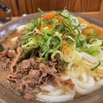 牧のうどん - 肉ごぼう天うどん(^^♪