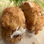レストラン コニシ - カニコロッケのプレート
