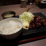 隠れ家 カッサイ - 名物NISHIKITAトンテキ定食￥８８０