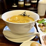 麺屋あごすけ - 鷄塩上湯麵 味付けたまごトッピング