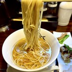 麺屋あごすけ - 鷄塩上湯麵 味付けたまごトッピング