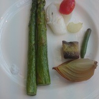 カフェトスカ - アスパラもおかわり♪