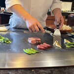 XEX TOKYO / 鉄板焼An - 見応えありました！